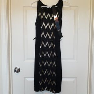 Black bodycon dress